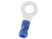 178-8680 RS PRO Insulated Ring Terminal, 5.3mm Stud Size, 1.5mm² to 2.5mm² Wire Size, Blue