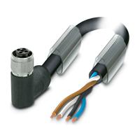 1408830 Phoenix Contact Male 4 way M12 to 4 way Free End Sensor Actuator Cable, 10 m