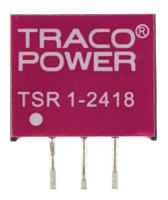 tsr-1-2418 TRACOPOWER Switching Regulator, Through Hole, 1.8V dc Output Voltage, 4.6 → 36V dc Input Voltage, 1A Output