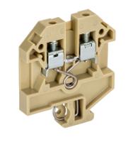 0497560000 Weidmuller  RSF 3 PA Series Beige, Yellow, 4mm², Single-Level, Feed Through Termination
