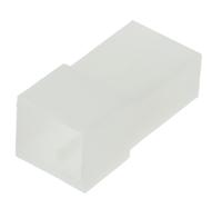 180924-0 TE Connectivity, AMP FASTIN-FASTON 2 Way Nylon 66 Crimp Terminal Housing, Natural