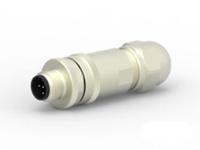 t4111412051-000 TE Connectivity Circular Connector, 5 Contacts, Cable, M12 Connector, Plug, Male, IP67, T411 Series
