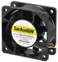 9wl0624p4s001 Sanyo Denki San Ace 9WL Series Axial Fan, 24 V dc, DC Operation, 84m³/h, 8.16W, 340mA Max, IP68, 60 x 60 x 25mm