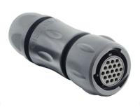 utsx6jc1419s Souriau Sunbank by Eaton Circular Connector, 19 Contacts, Cable, Standard Connector, Plug, Female, IP68, IP69K, UTSX