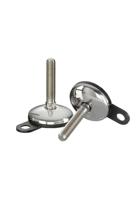 a205001 Nu-Tech Engineering M16 75mm Dia. Stainless Steel Electronics Adjustable Foot, 750kg Static Load Capacity 3.5° Tilt