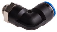 qsl-g14-12 Festo QS Series Elbow Threaded Adaptor, G 1/4 Male to Push In 12 mm, Threaded-to-Tube Connection Style, 186351