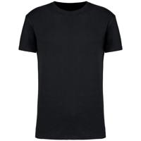 k3032iccl KARIBAN Black 100% Cotton Short Sleeve T-Shirt, UK- L, EUR- L