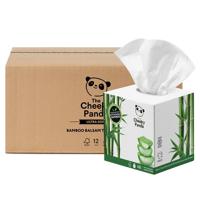 balscubt4px12 BALSAM White Facial Tissues, Box of 48