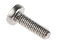 528-873 RS PRO Pozi M5 Pan A2 304 Stainless Steel Machine Screws DIN 7985 x 16.0mm