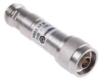 680317b Huber+Suhner 50Ω RF Attenuator N Connector N Plug to N Socket 0.8 dB, 3 dB, Operating Frequency 18GHz