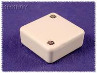 1551ngy Hammond 1551 Series Grey ABS Enclosure, IP54, Flanged, Grey Lid, 35 x 35 x 15mm