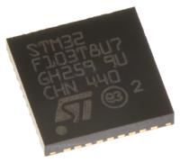 stm32f103t8u7 STMicroelectronics STM32F103T8U7, 32 bit ARM Cortex M3, STM32F103T8 Microcontroller, 72 MHz, 64kB FLASH, 36-Pin VFQFPN