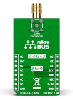 mikroe-1836 MikroElektronika nRF S Click nRF24L01P RF Transceiver mikroBus Click Board for Active RFID, Game Controllers, Home &