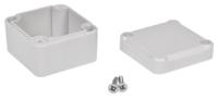 186-2271 RS PRO Grey ABS Enclosure, IP65, IK09, Grey Lid, 50.95 x 48.9 x 36.15mm