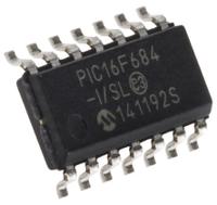 pic16f684-isl Microchip PIC16F684-I/SL, 8 bit PIC, PIC16F684 Microcontroller, 20 MHz, 256bit FLASH, 14-Pin SOIC