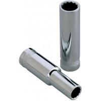 sl-11 SAM 1/2 in Drive 11mm Deep Socket, 12 point, 17.5mm, 82 mm Overall Length