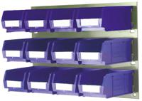 771-9192 RS PRO PP Storage Bin, 165mm x 100mm x 75mm, Blue