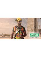 10194798 MSA Safety V-Gard H1 Black Safety Helmet with Chin Strap, Adjustable