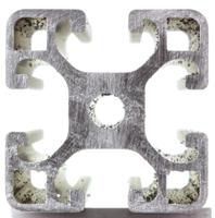 761-3319 RS PRO Silver Aluminium Profile Strut, 40 x 40 mm, 8mm Groove, 1000mm Length