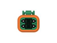 dt06-4s-tn03 TE Connectivity, DT06-4S Automotive Connector Socket Green Cable 4 Way, Cable Termination DT06-4S-TN03