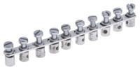 1313100000 Weidmuller Q Series Jumper Bar for Use with DIN Rail Terminal Blocks, 24A