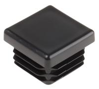 526-0667 RS PRO Black Square Tube Plug, 25.4mm