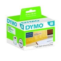 s0722410 Dymo Transparent Black Print Label Roll, 89mm Width, 36mm Height, 260Per Roll Qty