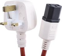 815-846 RS PRO IEC C13 Socket to Type G UK Plug Power Cord, 3m