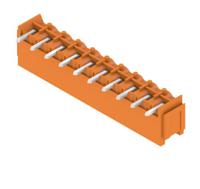 1154850000 Weidmuller, 5.08mm Pitch, OMNIMATE SL, 10 Way, Right Angle, Pluggable Terminal Block, Header, Through Hole, Solder