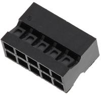90311-010lf Amphenol Communications Solutions, Minitek Pwr Connector Housing, 2mm Pitch, 10 Way, 2 Row