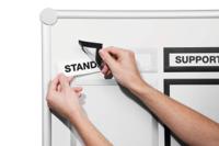 498723 Durable MagneticDURAFRAME® MAGNETIC TOP Silver A3 Metal Information Frame, 66mm Height, 323mm Width