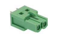 1785942 Phoenix Contact, 5.08mm Pitch, ICV 2.5/ 2-G-5.08, 2 Way, , Pluggable Terminal Block, Inverted Header, Wave Soldering,
