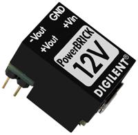 410-293-a Digilent PowerBRICK DC-DC Converter, ±12V dc/ 100mA Output, 4.5 → 5.5 V dc Input, 2.2W, Through Hole