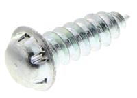 szs08d-z System Zero Zinc Plated Flange Button Steel Tamper Proof Security Screw, No. 8 x 12mm