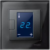 mtn404103 Schneider Electric System M Black 1 Gang Electrical Socket, Indoor Use