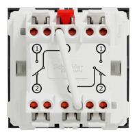 nu321354 Schneider Electric Anthracite Rocker Switch, 2 Gang, New Unica