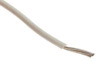 6713-wh001 Alpha Wire Ecogen Ecowire Series White 0.33 mm² Hook Up Wire, 22 AWG, 7/0.25 mm, 305m, MPPE Insulation, 6713 WH001