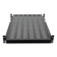 unisldshf19 StarTech.com UNI Series Black Shelf, 2U, 22.7kg Load, 482mm x 762mm