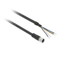 xzcp1141l20 Telemecanique Sensors Female 4 way M12 to Unterminated M12 Sensor Actuator Cable, 2 m