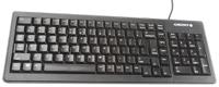 g84-5200lcmeu-2 CHERRY Wired PS/2, USB Compact Keyboard, QWERTY (US), Black