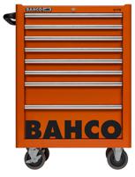 1475k8 Bahco 8 Drawer Solid Steel Wheeled Tool Trolley