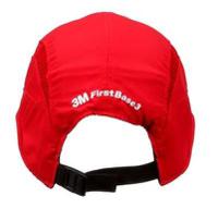 7100217868 3M Red Short Peaked Bump Cap, ABS Protective Material