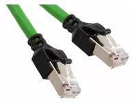 09459711106 HARTING, 5m Cat5e, Green RJ45 to Male RJ45 Male, SF/UTP Shielded, Terminated PUR Sheath