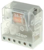 260180240000 Finder Panel Mount Modular Step Relay, 24V ac Coil, 10A Switching Current, SPST
