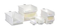178-3343 RS PRO 9.1L White PP Semi-open Fronted Container, 132mm x 350mm x 205mm