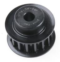pb-pulley-5m-09mm-16t RS PRO Timing Belt Pulley, Steel 9mm Belt Width x 5mm Pitch, 16 Tooth