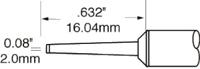 sfp-chl20 Metcal SxP 2 mm Chisel Soldering Iron Tip for use with MFR-H1-SC2