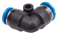 qsml-6 Festo QSL Series Elbow Tube-toTube Adaptor, Push In 6 mm to Push In 6 mm, Tube-to-Tube Connection Style, 153345