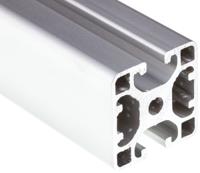 761-3303 RS PRO Silver Aluminium Profile Strut, 30 x 30 mm, 6mm Groove, 2000mm Length