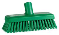 70422 Vikan Broom, Green With Polyester, Polypropylene, Stainless Steel Bristles for  for General Purpose